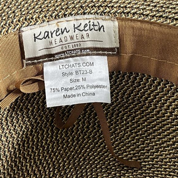 Karen Keith Sun Hat Size Medium San Diego Zoo Wildlife Alliance Braided Toyo - Picture 12 of 13